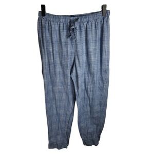 Pendleton Flannel Plaid Sleepwear Lounge Pajama Pants Womens Small Blue Cozy